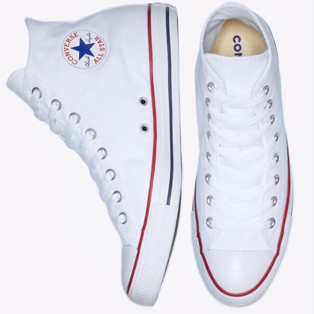 White High-Top Converse